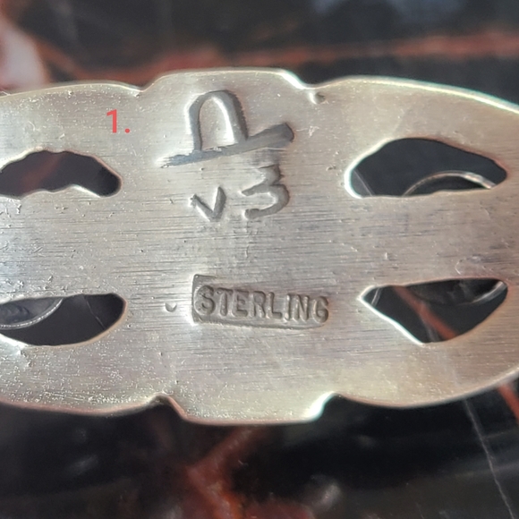 Authentic sterling silver cuff bracelets - Picture 4 of 8